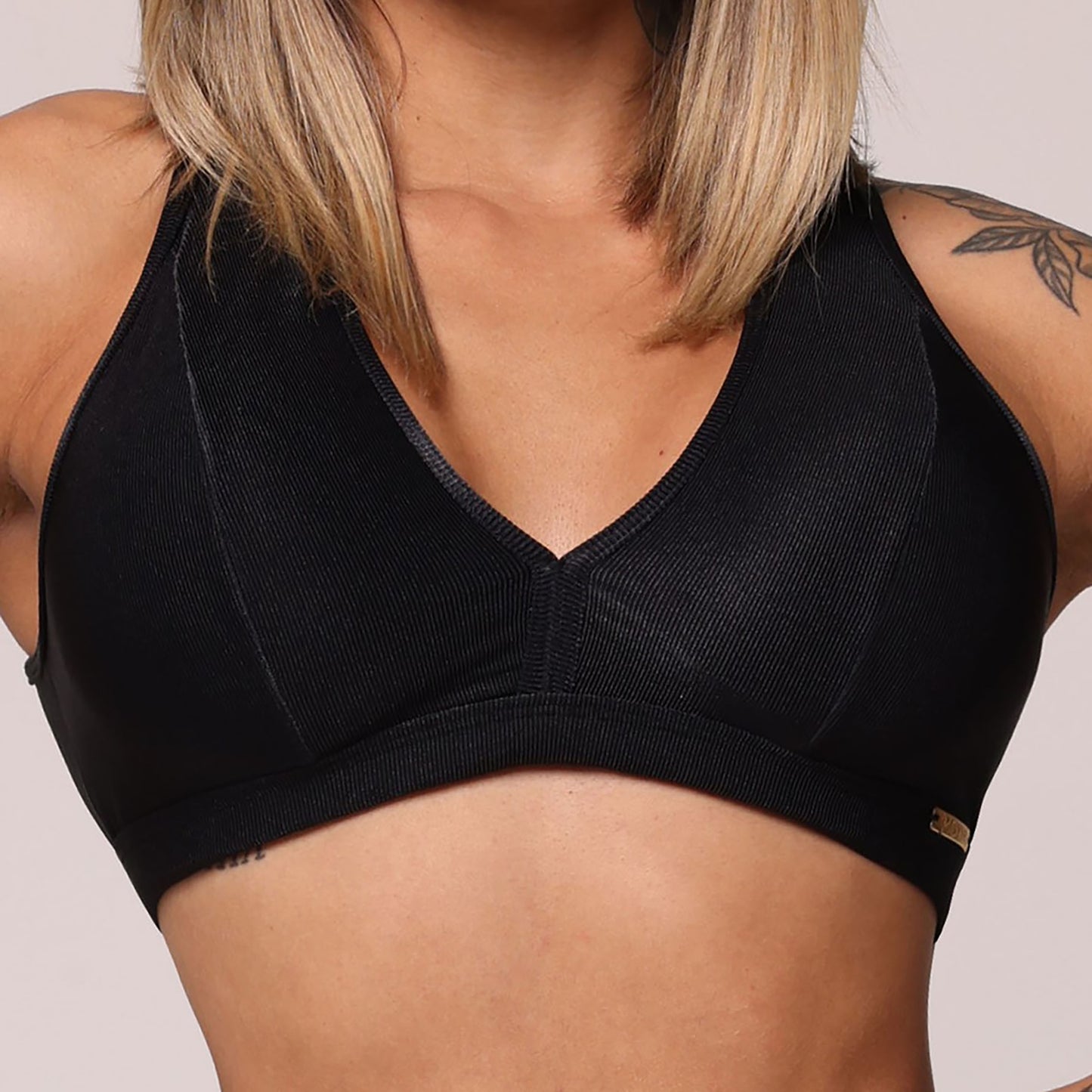 Top EGEO NEGRO SATINADO