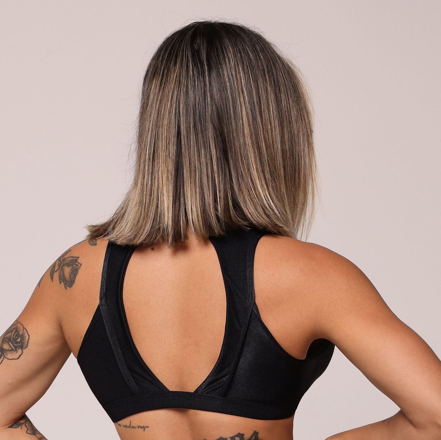 Top EGEO NEGRO SATINADO