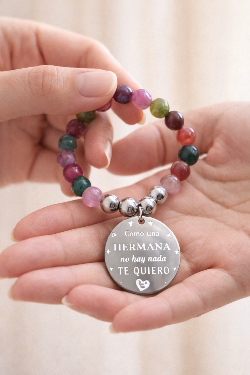 Pulsera "Como una Hermana" Un lazo que no necesita explicación.
Porque como una hermana, no hay nada.