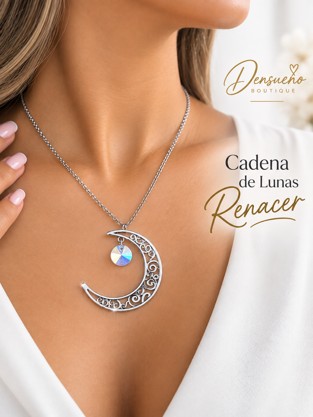 Cadena de luna "Renacer"