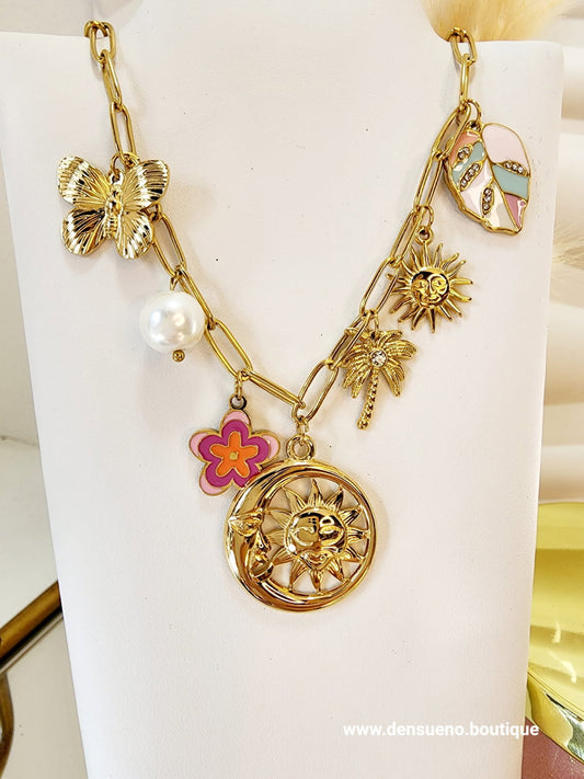 Cadena de Colgantes "Primavera"