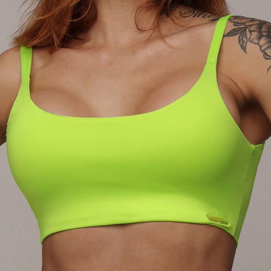 Top "ESCENCIA" Amarillo Neón