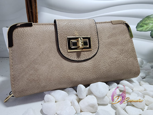 Cartera "Wallet" Beige