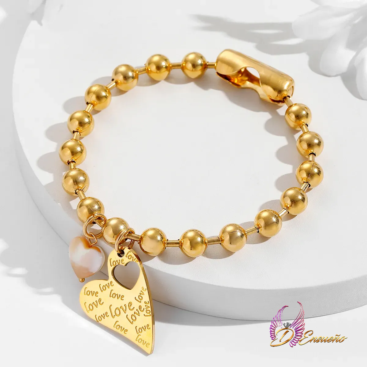 Brazalete "LOVE Nacar"