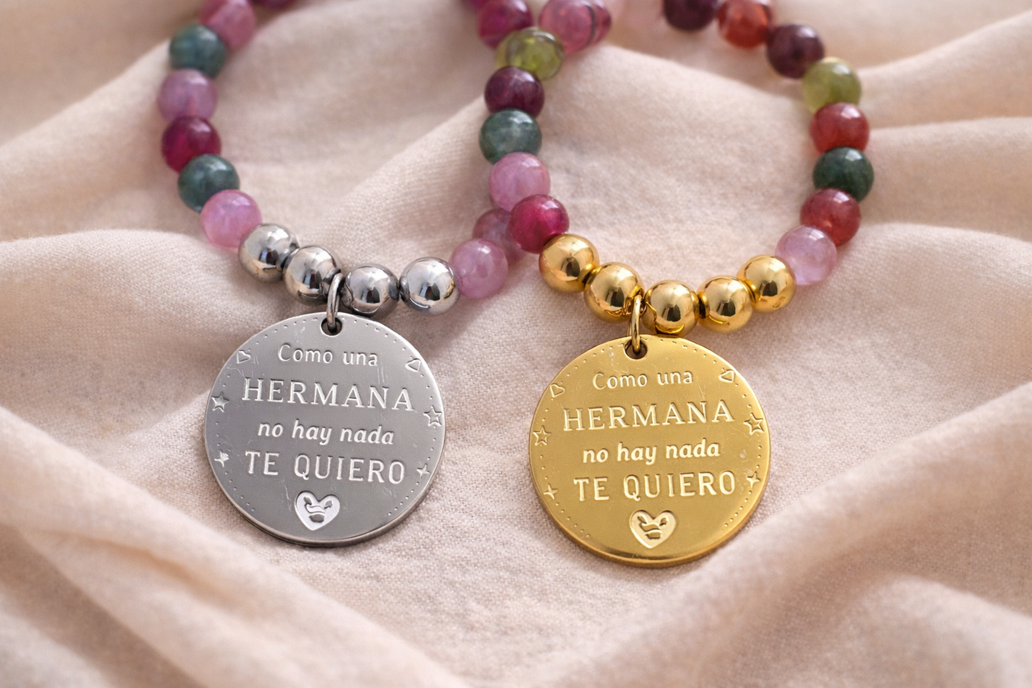 Pulsera "Como una Hermana" Un lazo que no necesita explicación.
Porque como una hermana, no hay nada.